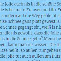 Tiffis Sprache und Grammatik
